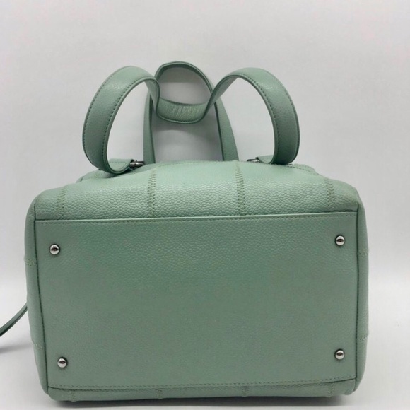 Chanel Green Caviar Leather Square Quilted LAX Bowler Bag - Picture 3 of 12